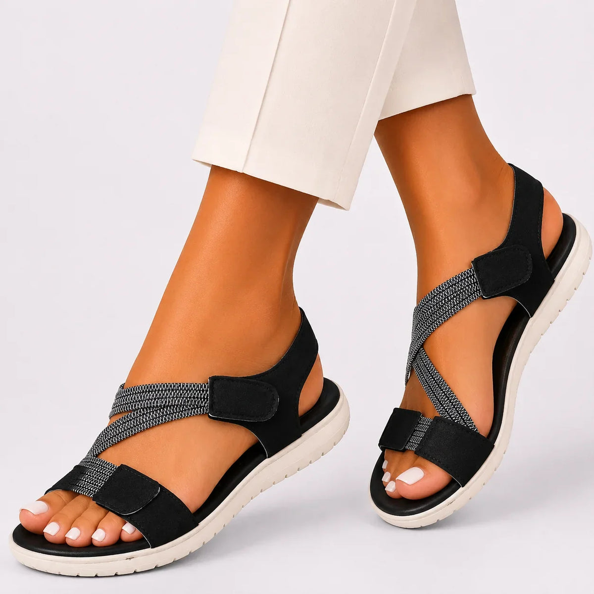 Elena | Multi-Strap Orthopaedic Sandals